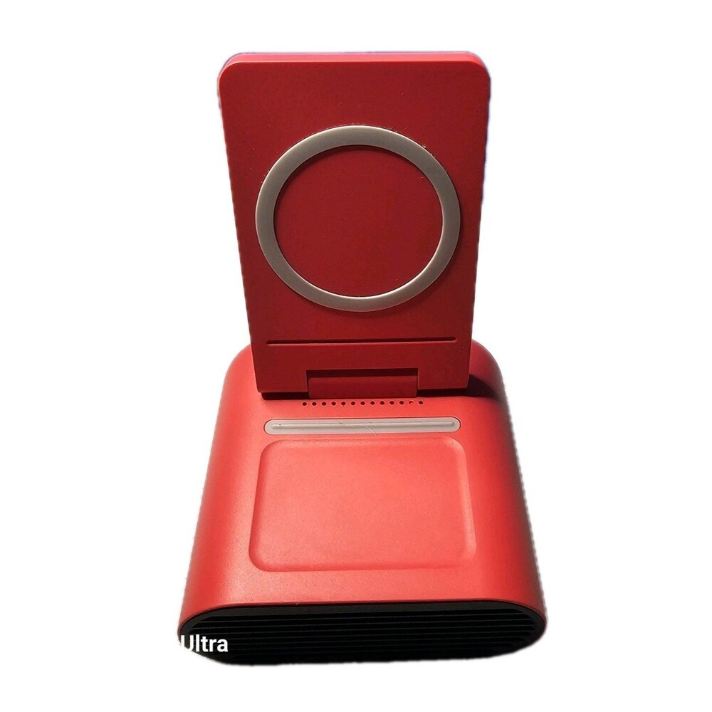 Magnetic Cell Phone Wireless  Charger With Bluetooth Speaker